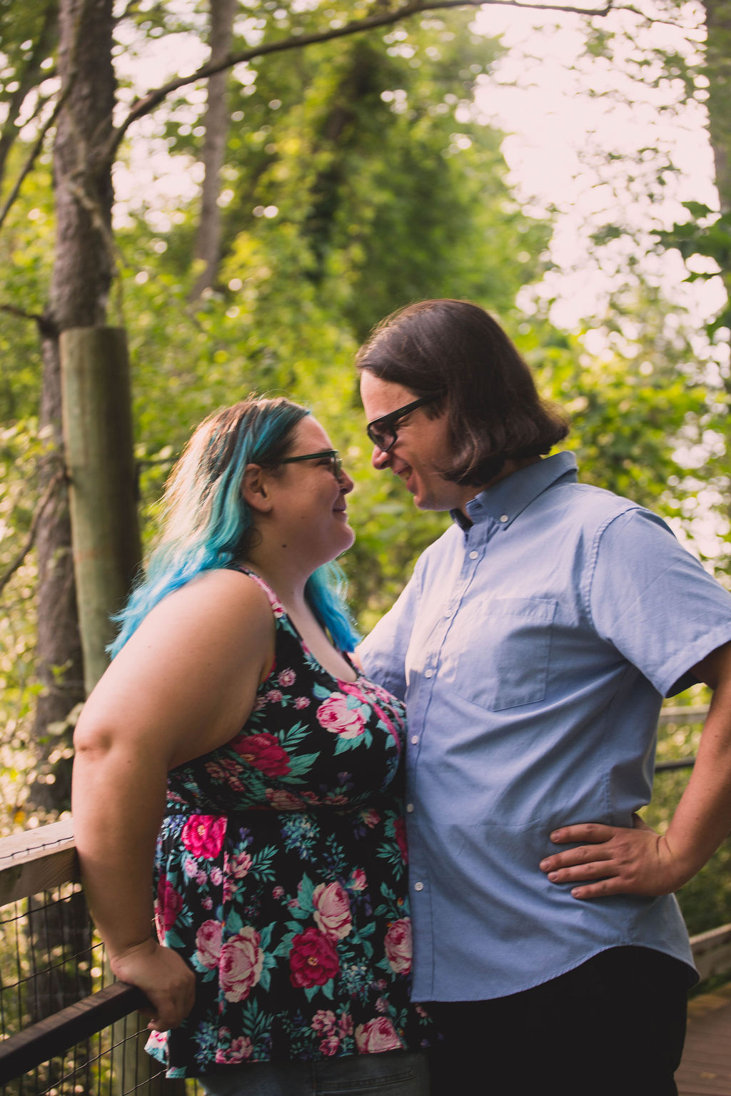 Franck and Natalie, a moment together