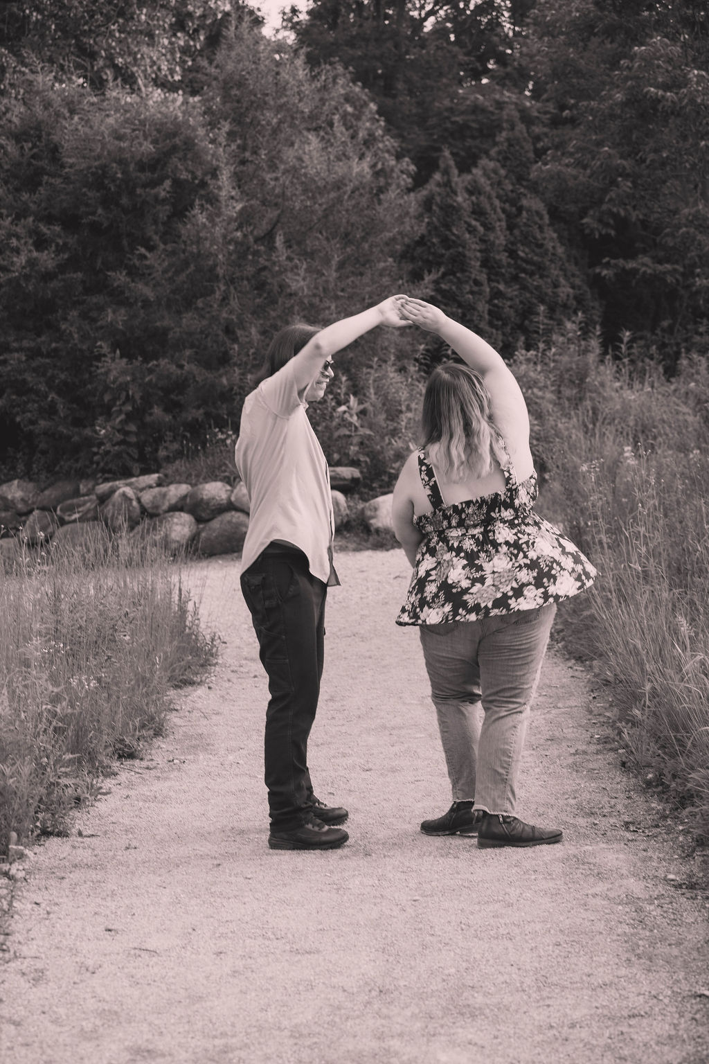 Franck and Natalie, a moment together