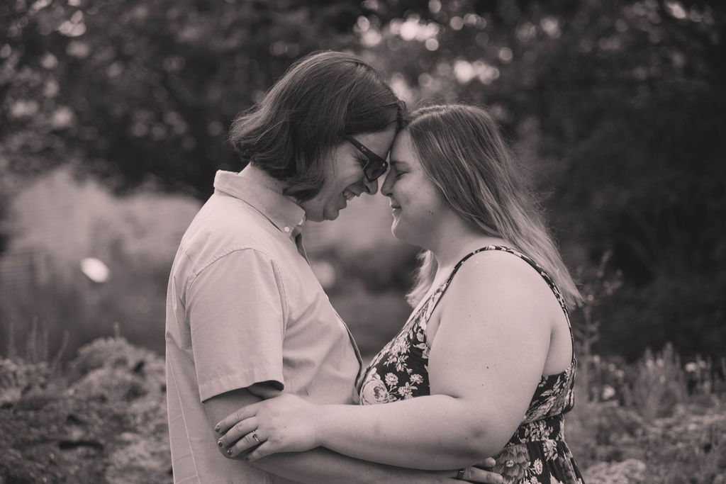 Franck and Natalie, a moment together