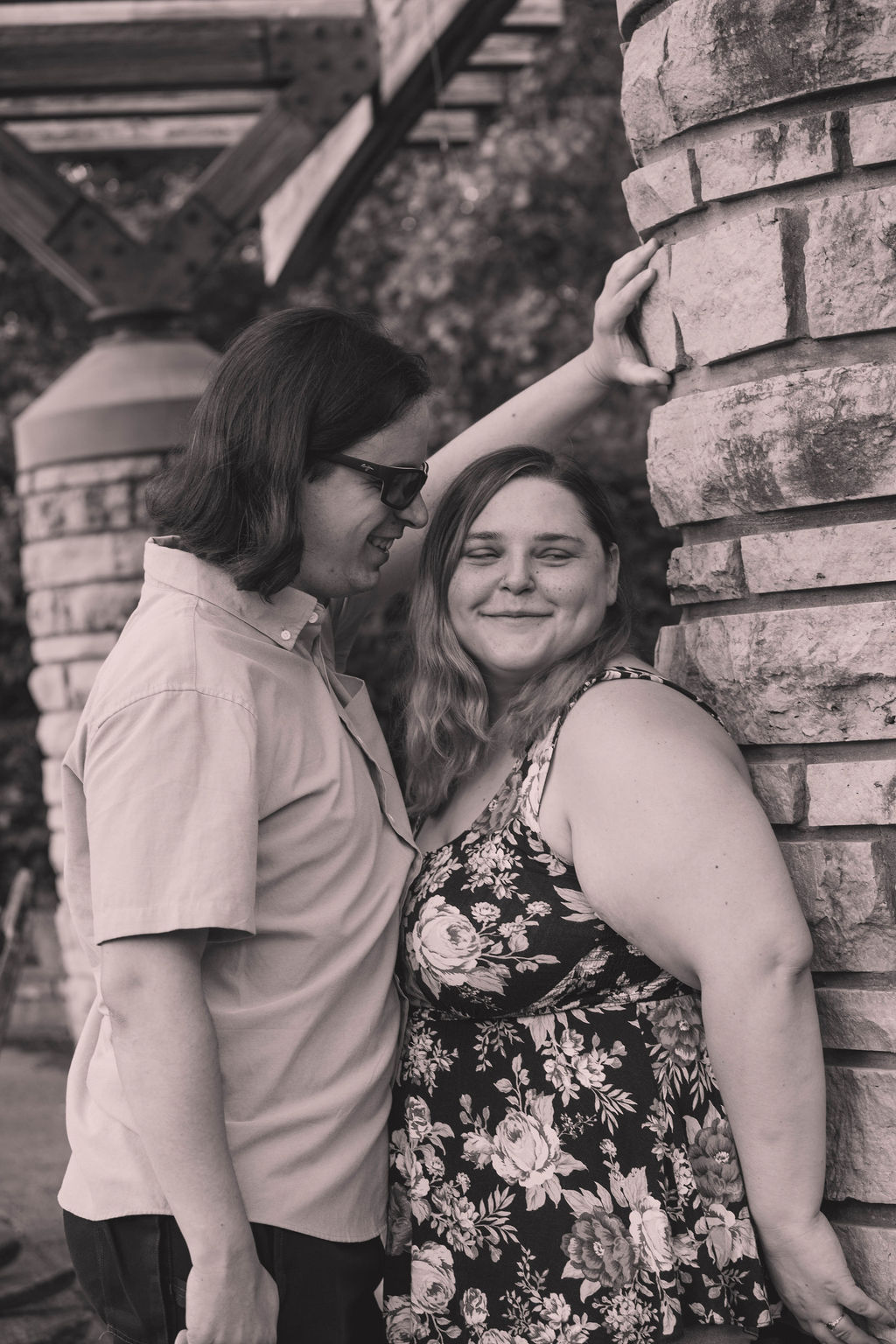 Franck and Natalie, a moment together