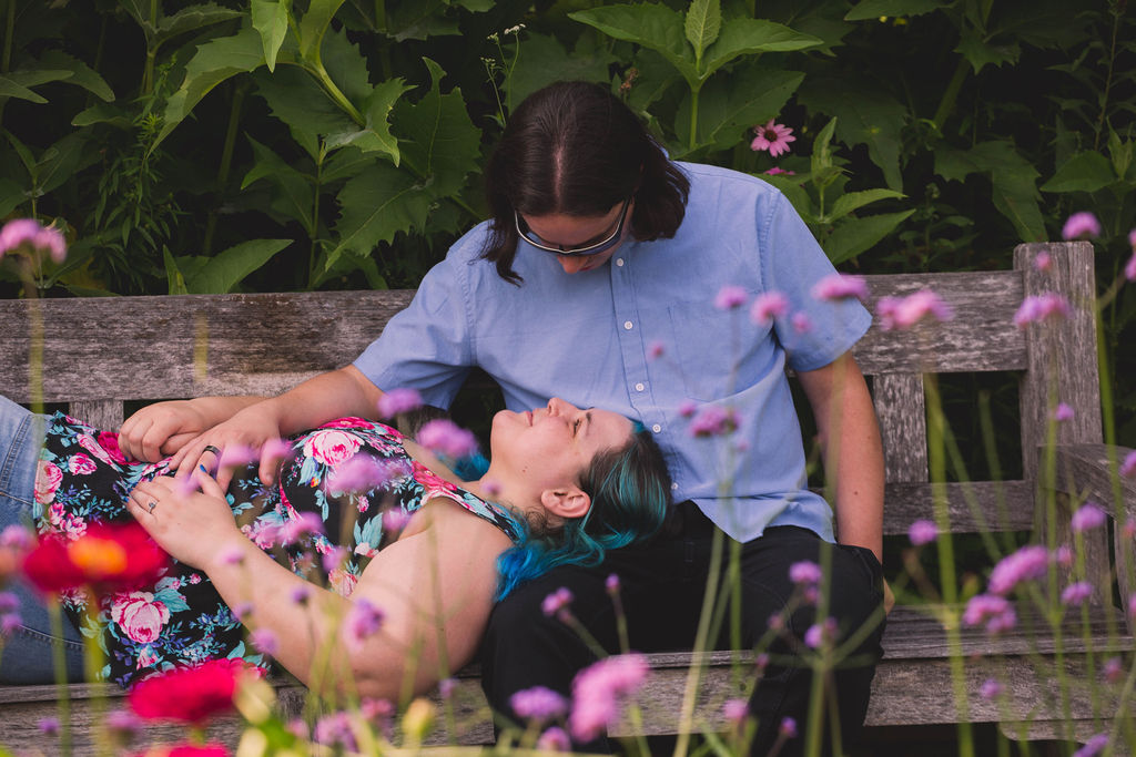 Franck and Natalie, a moment together